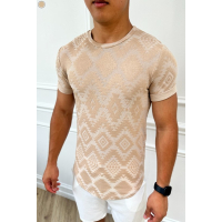 Fashion T-Shirt - Beige